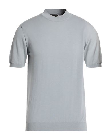 Man Sweater Grey Size 40 Cotton