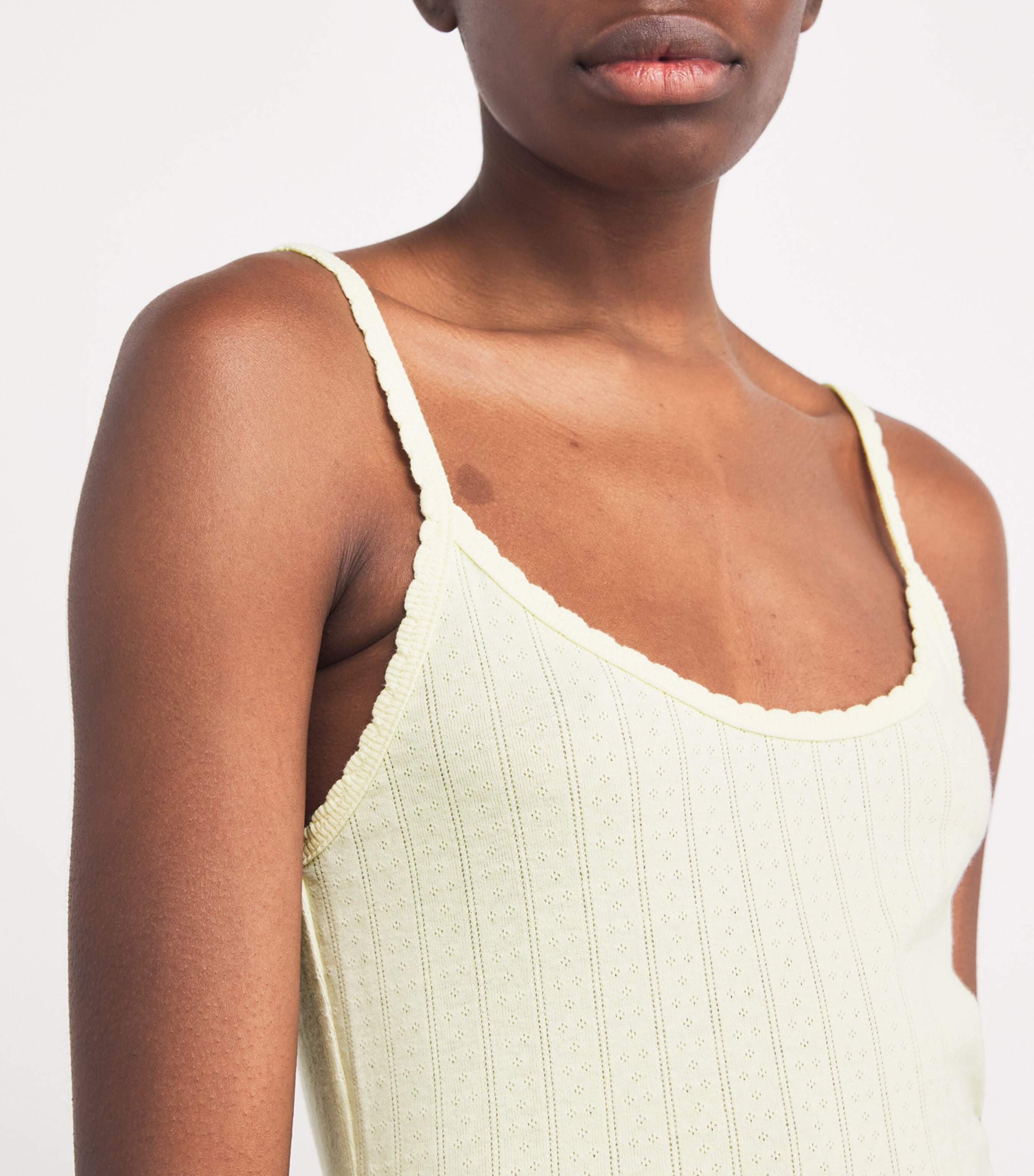 Leset Classic Pointelle Tank Top