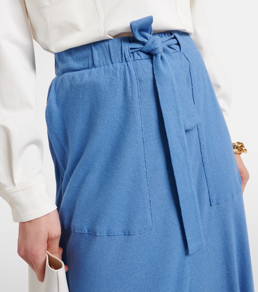 Max Mara Leisure Mia linen-blend maxi skirt