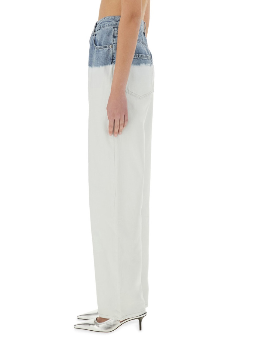 White Loose High Rise Jeans