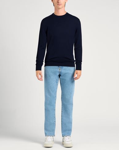 Man Sweater Midnight blue Size S Wool, Silk, Cashmere