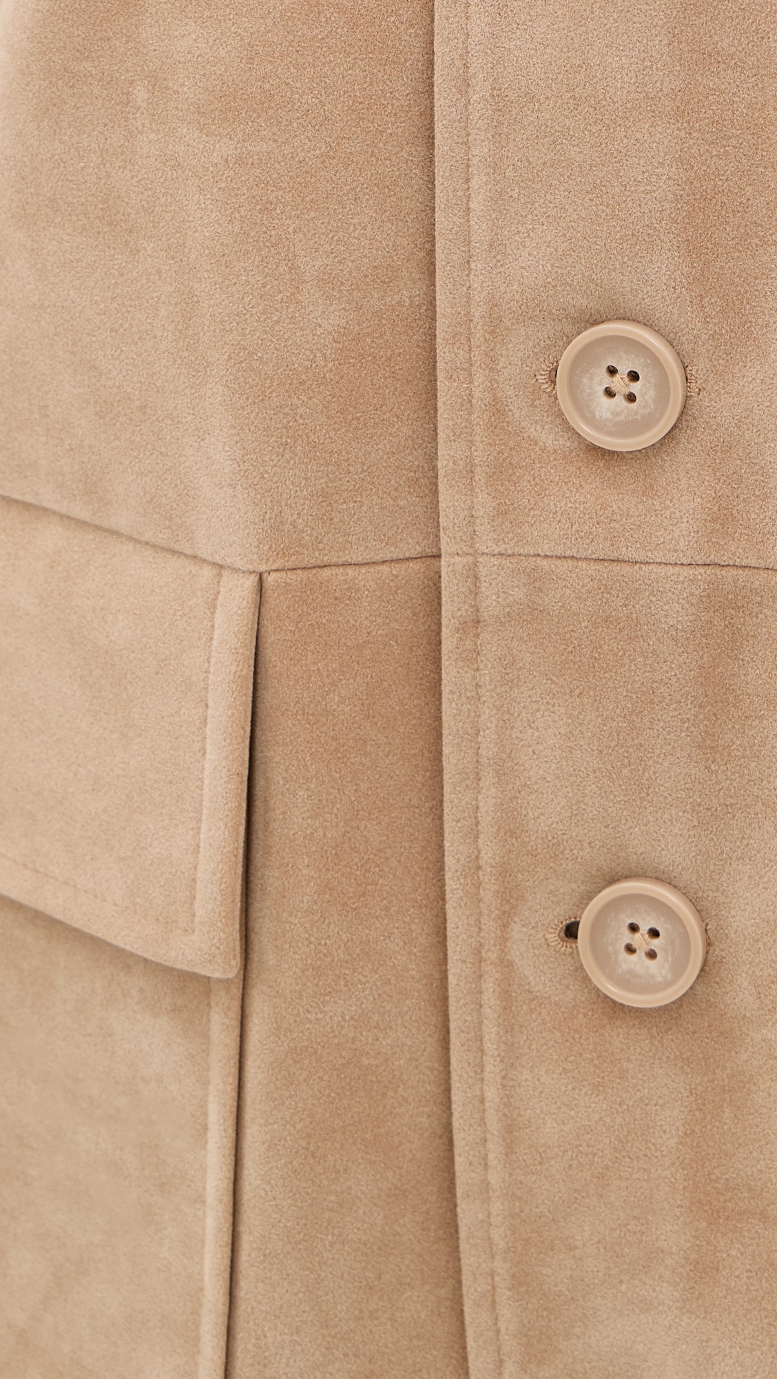 The Vegan Suede Chore Coat Camel