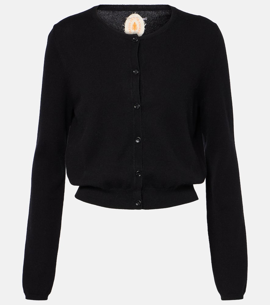 Cotton and cashmere cardigan