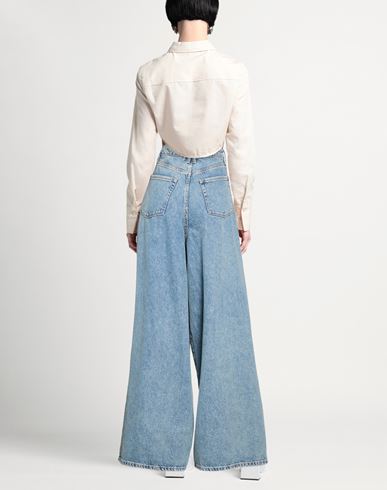 Woman Jeans Blue Size 25 Cotton, Lyocell
