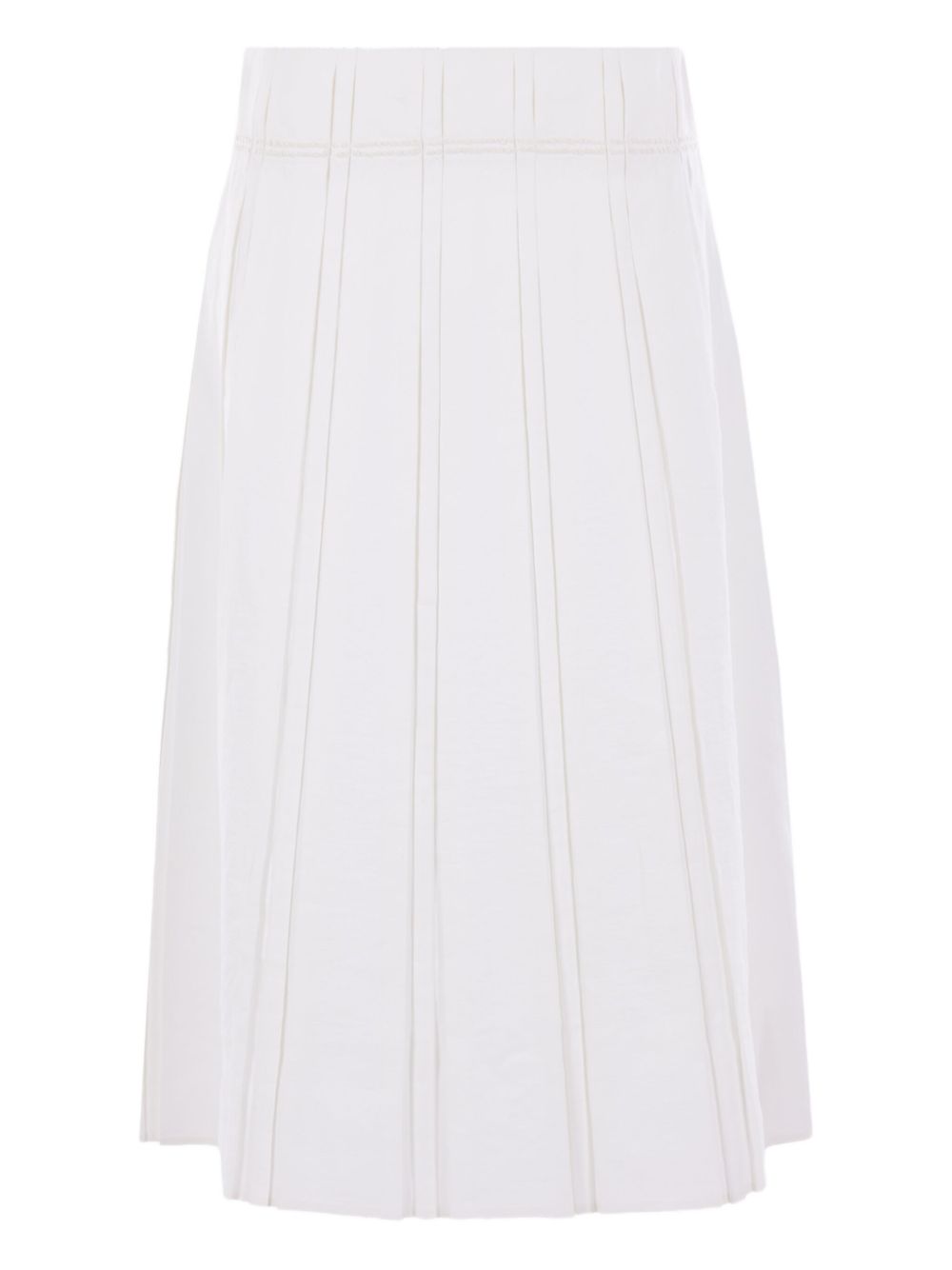 Jil Sander linen skirt - White