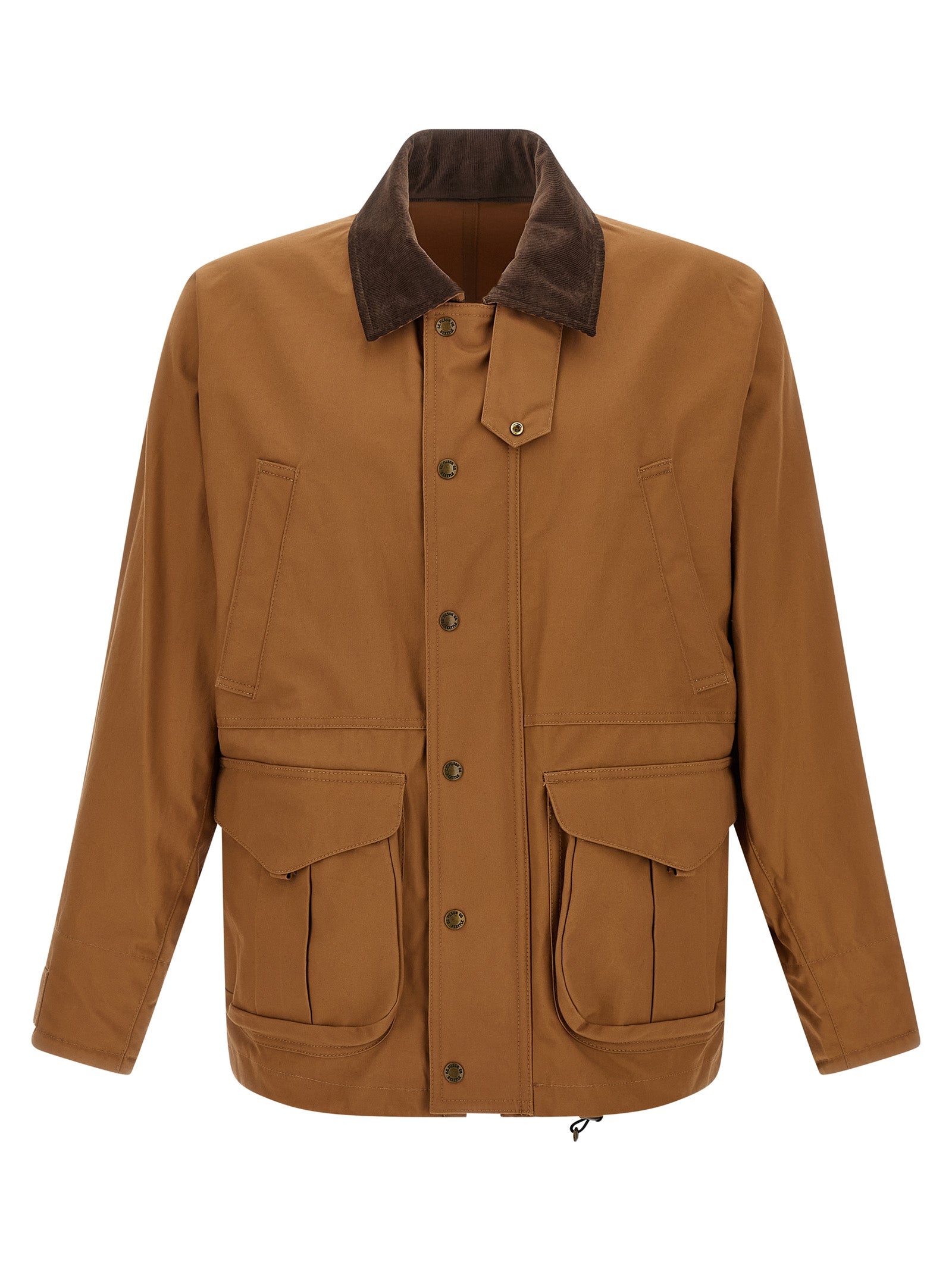 Cotton Canvas Jacket — Brown