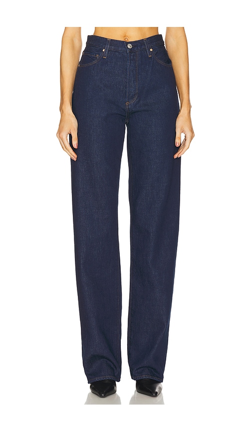 PAIGE WEITER SCHNITT SAWYER in Denim-Dark. Größe 33. Also in 23, 29, 30