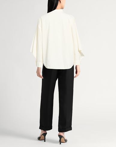 Woman Shirt Ivory Size 6 Cotton