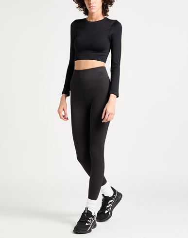 Woman Top Black Size 1 Polyester, Elastane