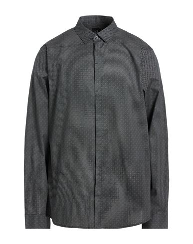Man Shirt Black Size S Cotton, Elastane