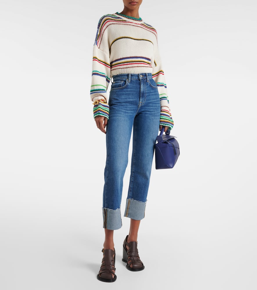 Logan high-rise cropped slim jeans