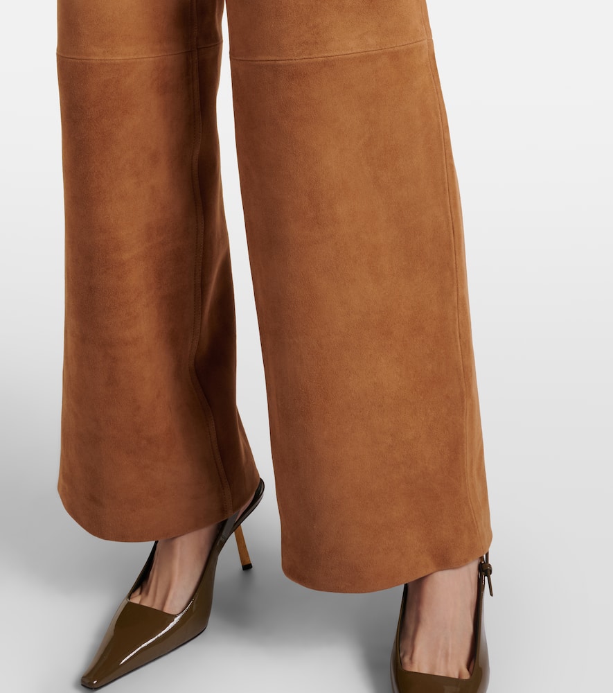 Milo suede wide-leg pants