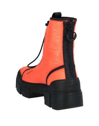 Vic Matiē Woman Ankle boots Orange Size 6 Textile fibers