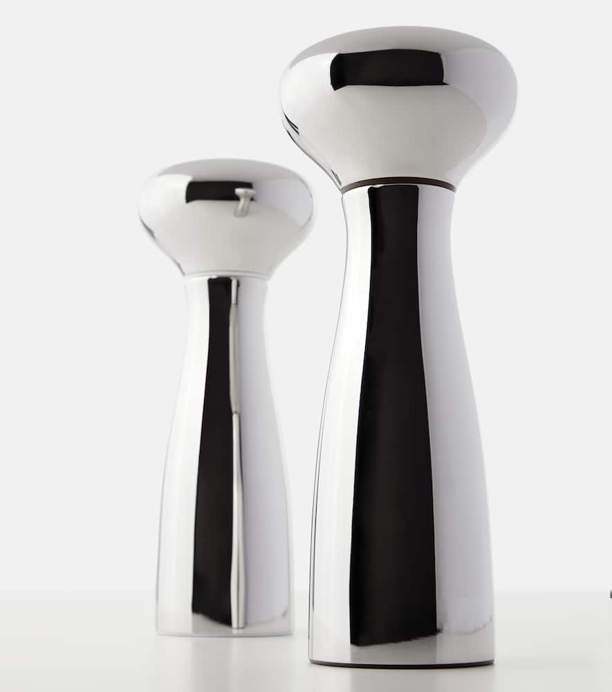 Alfredo stainless steel salt and pepper grinders by Alfredo Häberli