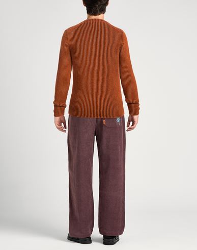 Man Sweater Orange Size 44 Virgin Wool