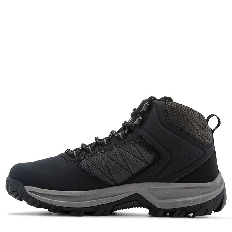 Men's Transverse Medium/Wide Waterproof Mid Hiking Boots (Black/Grey/Steel)