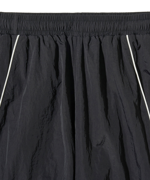Speed Track Solid nylon Pants Black