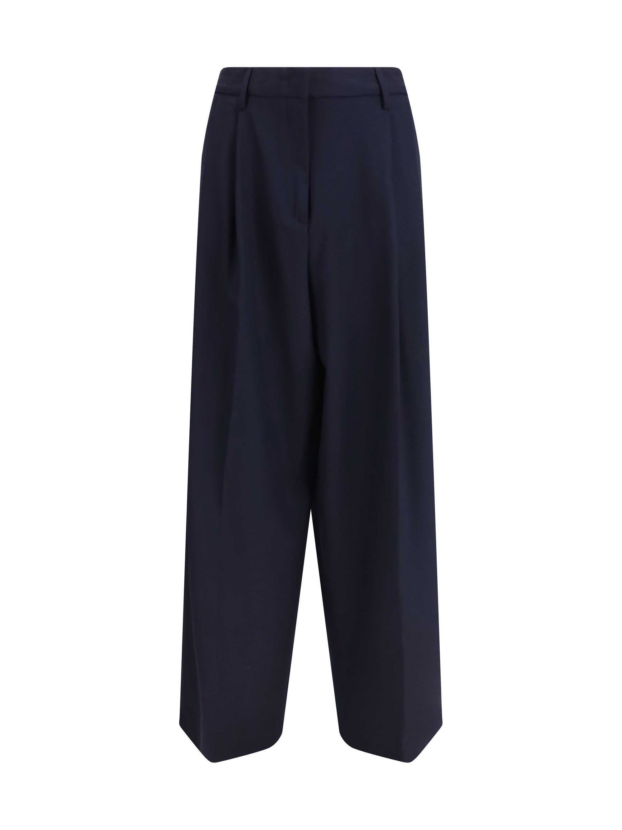 Fluid Techno-Tailoring Trousers — Navy