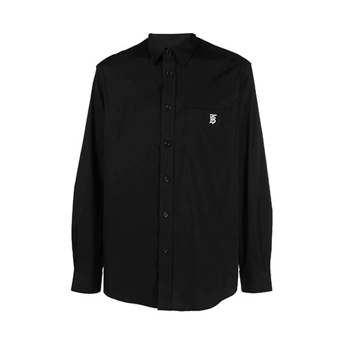 Logo-embroidered shirt