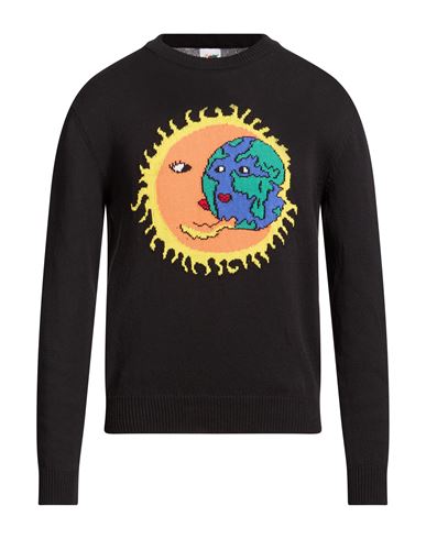 Man Sweater Black Size S Organic cotton
