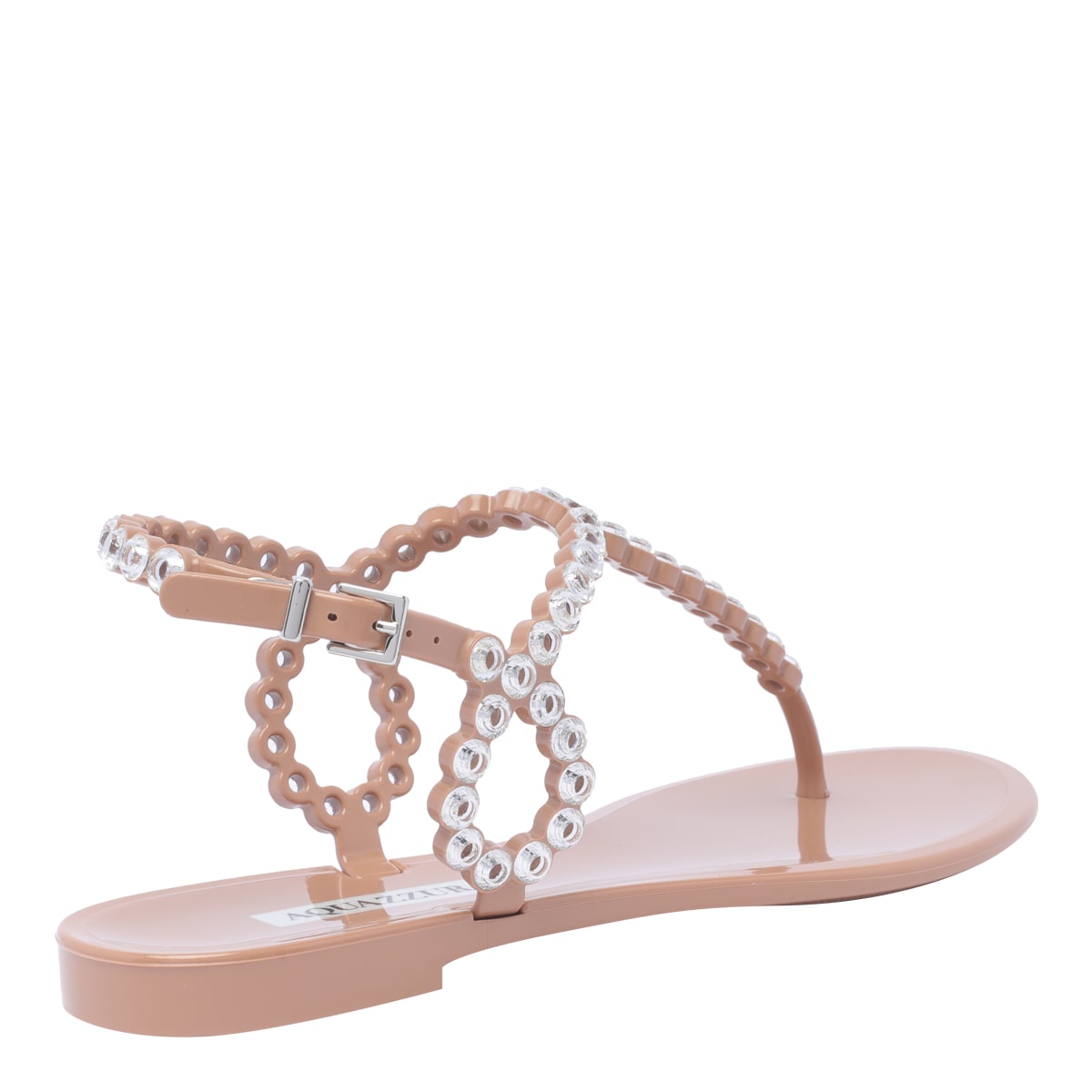 Almost Bare Crystal Jelly Sandals