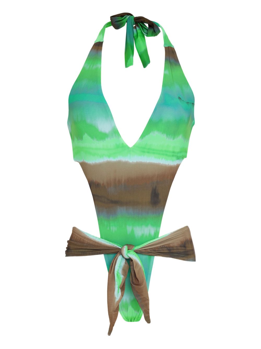 X Jade Picon tie-dye trikini - Green