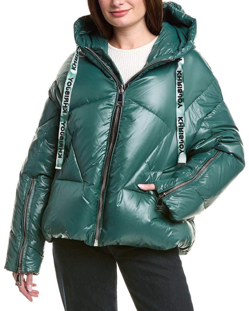 Khris Iconic Shiny Puffer Jacket