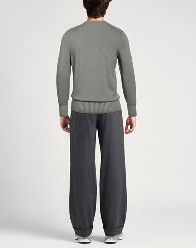 Man Sweater Sage green Size 36 Merino Wool