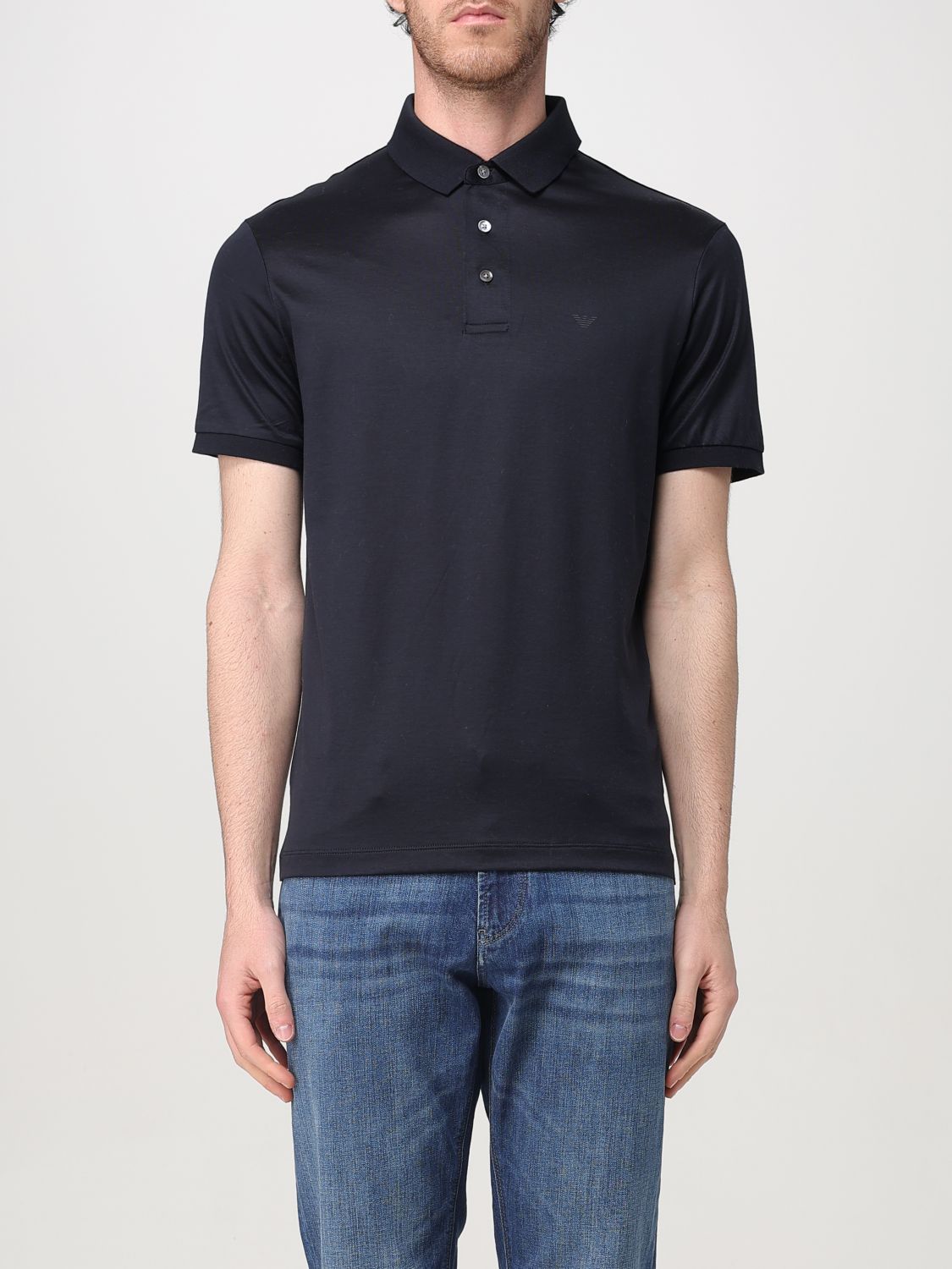 Polo Shirt Men color Blue