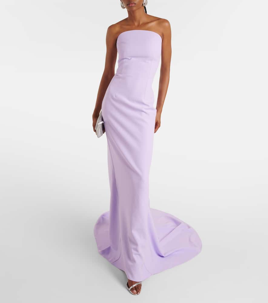 Sofie crêpe gown