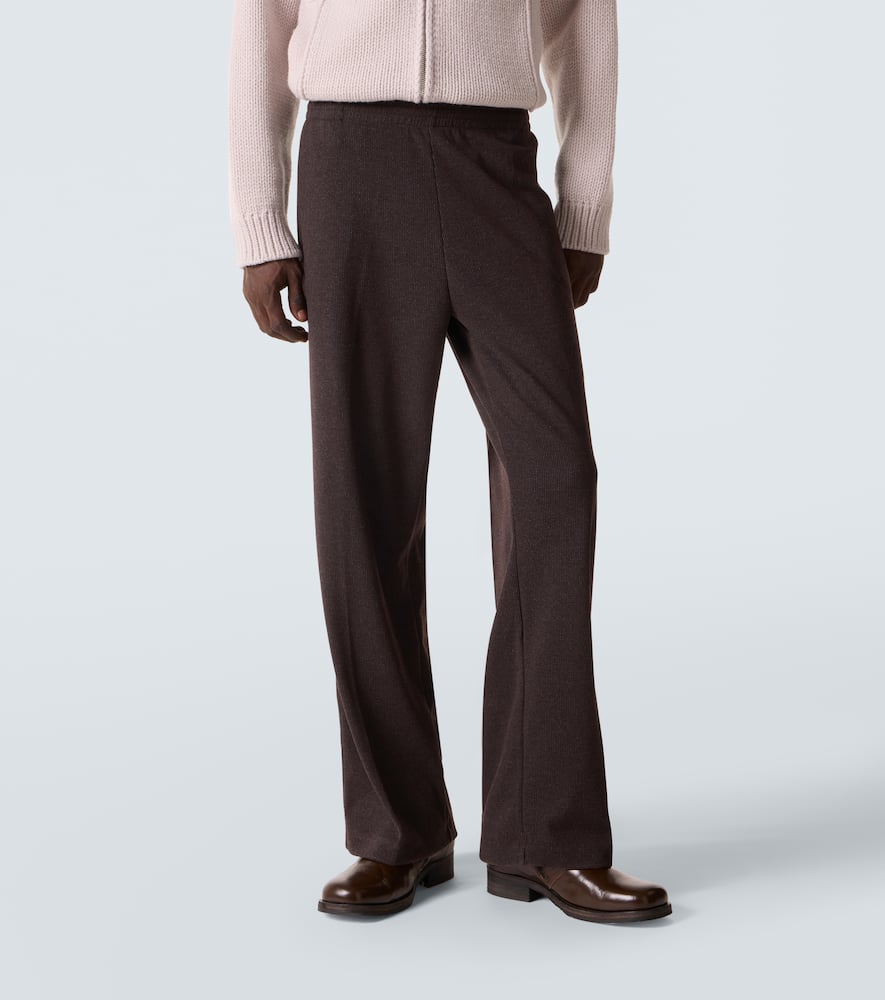 Breeze cotton and wool-blend sweatpants