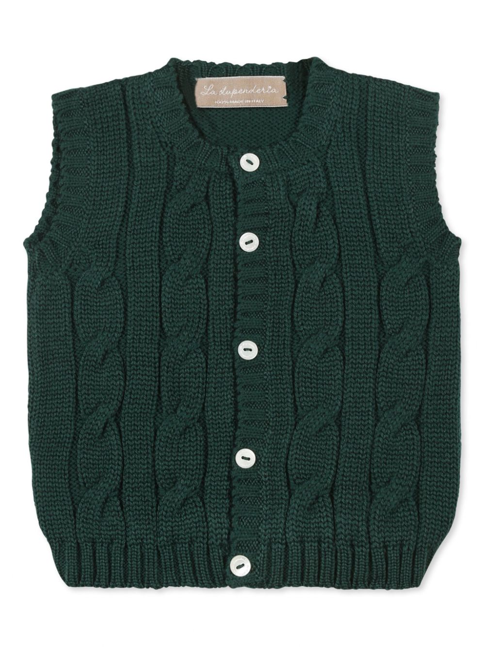 Cashmere vest - Green