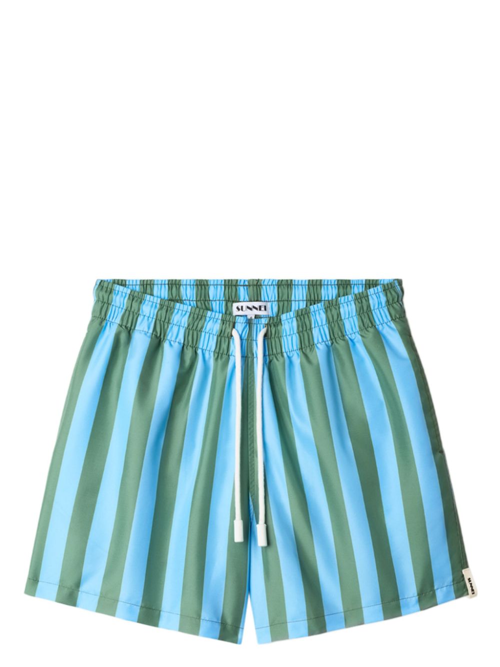 Striped swim shorts - Blue