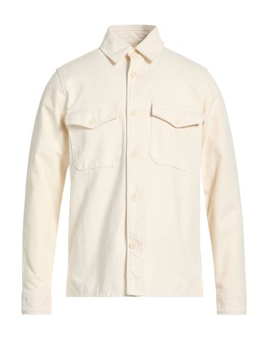 Man Shirt Ivory Size L Recycled cotton, Cotton