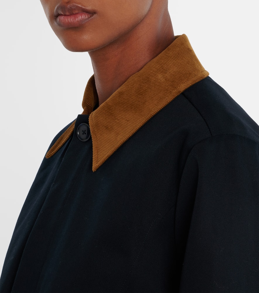 Small cotton trench jacket