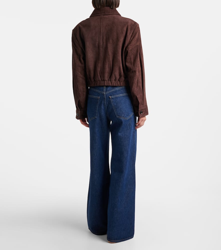 Nahla cropped suede jacket