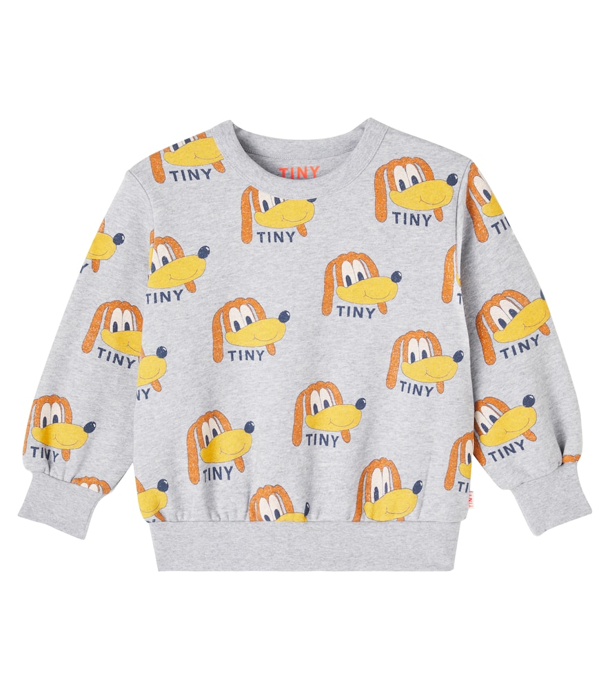 Dogs printed cotton jersey sweatshirt
