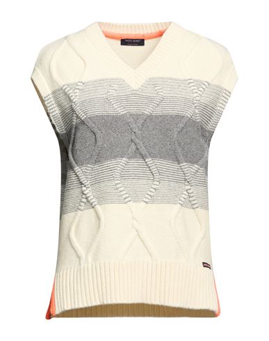 Woman Sweater Cream Size 10 Wool