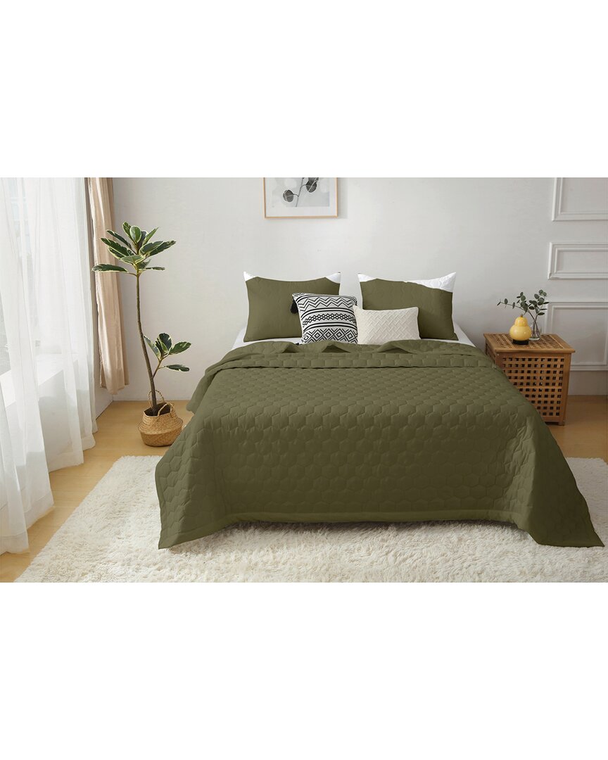 Better Style Honeycomb Quilt Set