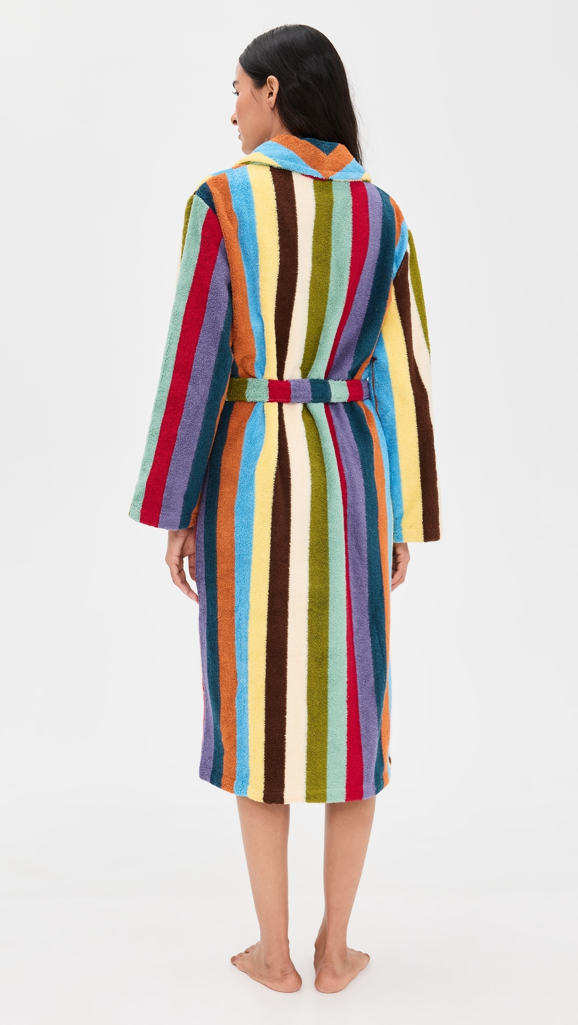 Stripe Bathrobe Eucalyptus