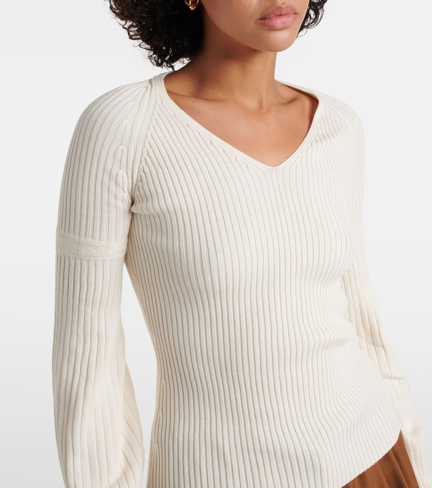 Gioiosa ribbed-knit cotton sweater