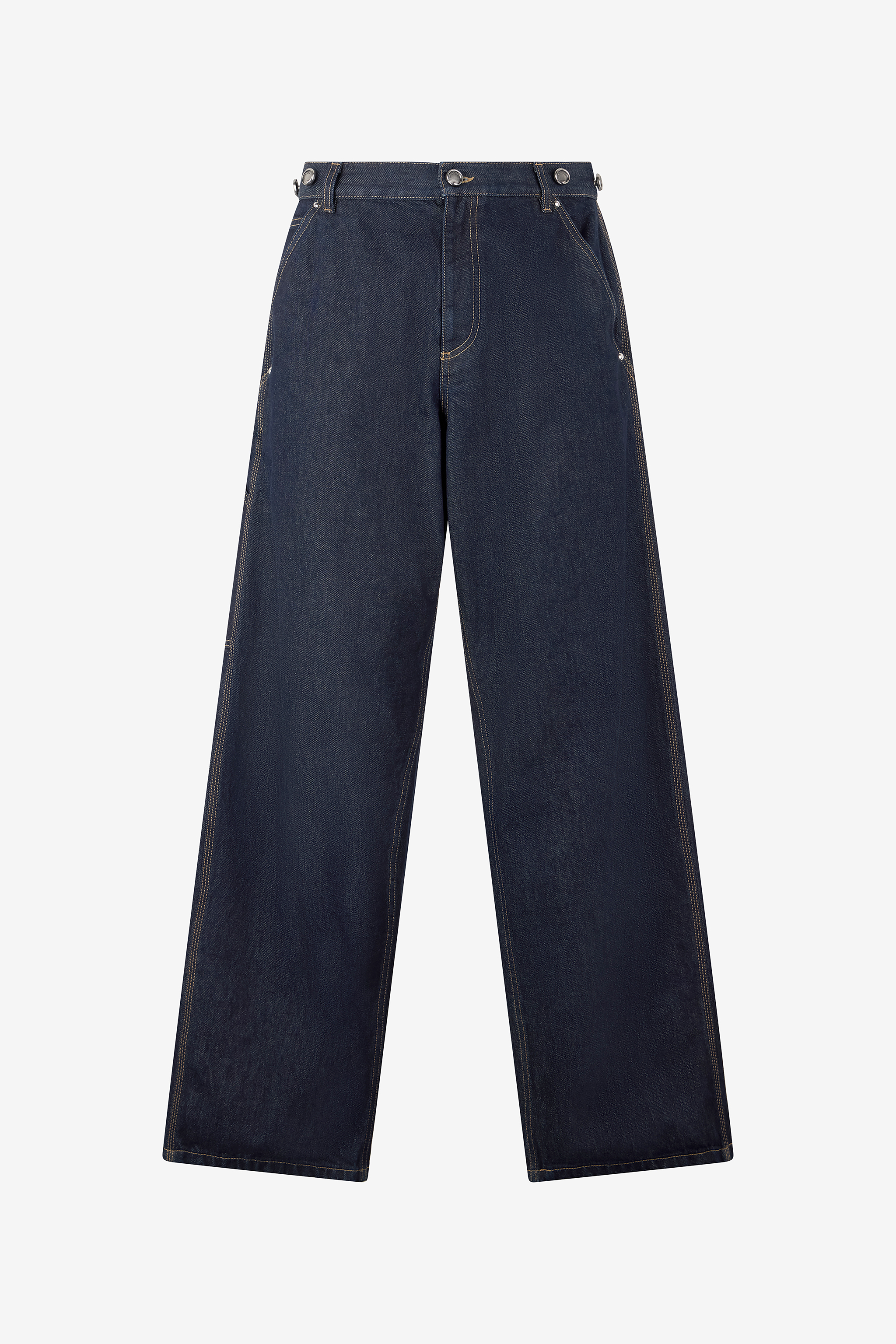 Jeans With Loose Leg And Rc Monogram