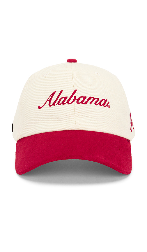 Hype and Vice Alabama Corduroy Contrast Baseball Hat in Red