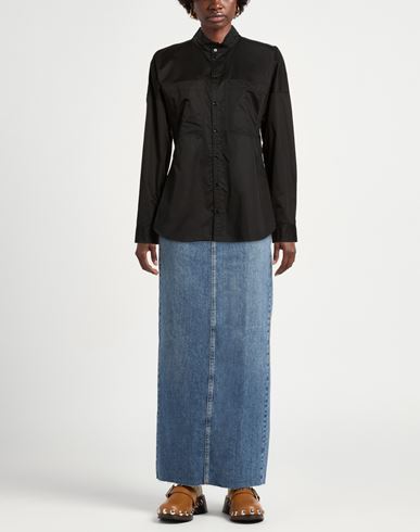 Woman Shirt Black Size 8 Cotton