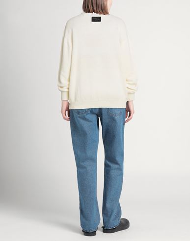Woman Sweater Off white Size M Merino Wool, Cashmere