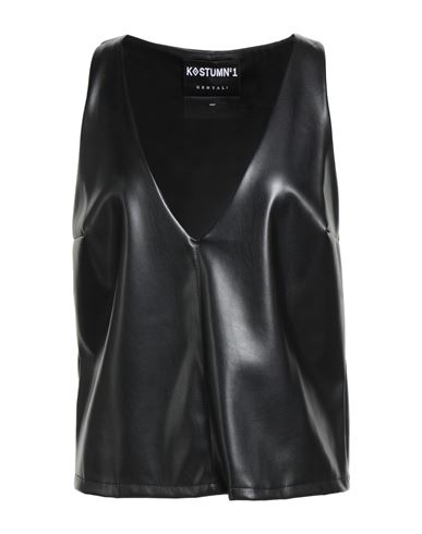 ! Woman Top Black Size L Polyester