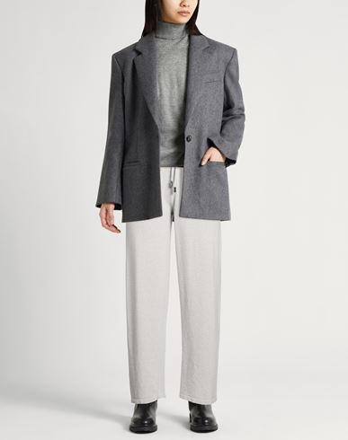 Collezione N_01 Woman Pants Light grey Size S Merino Wool, Cashmere