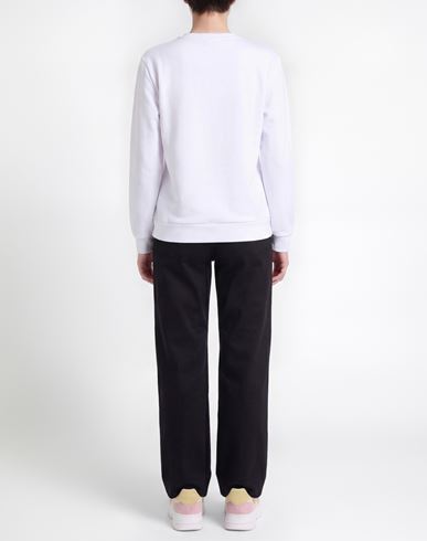 Woman Sweatshirt White Size 0 Cotton, Polyester, Elastane