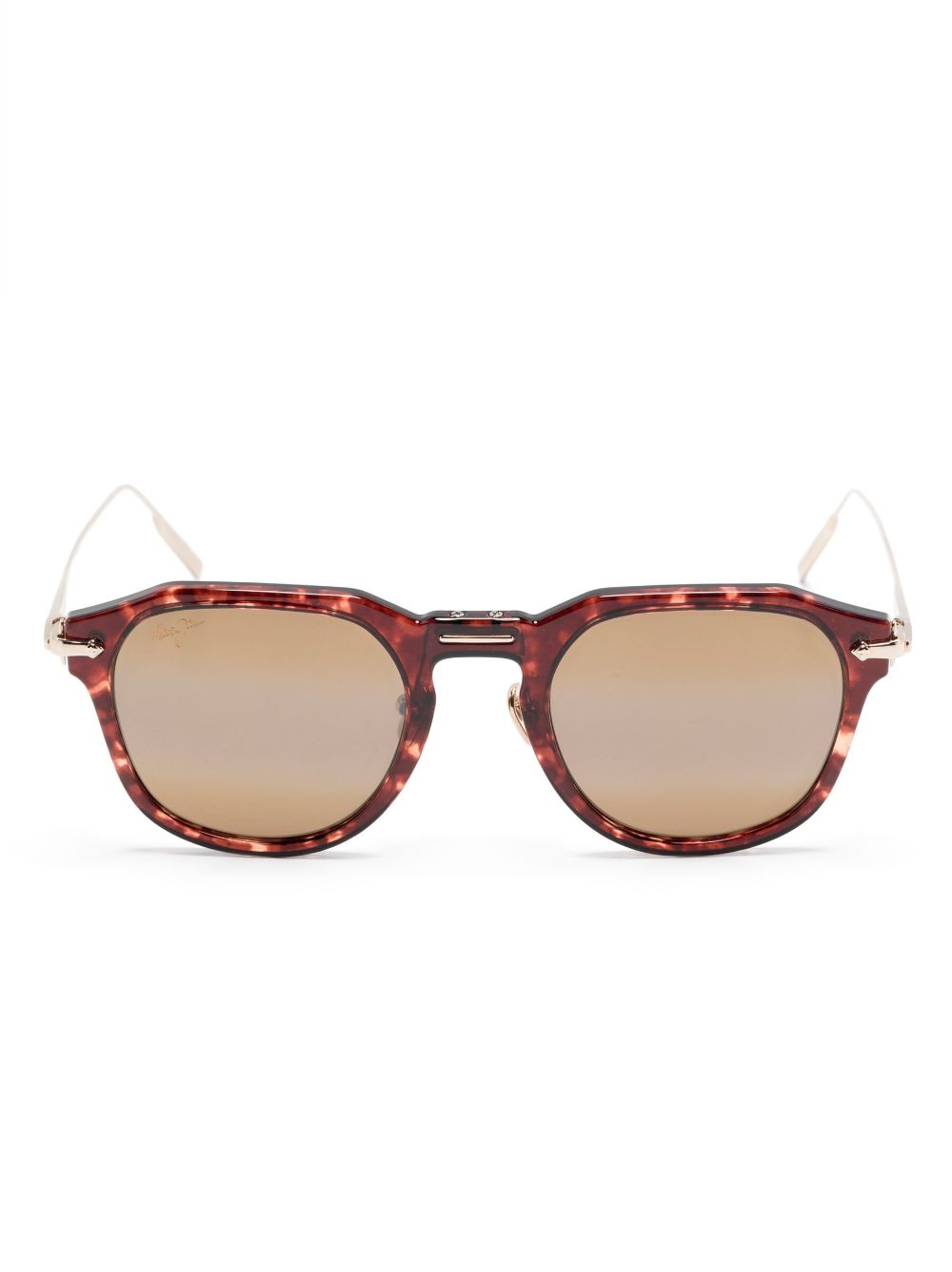 Alika tortoiseshell geometric sunglasses - Brown