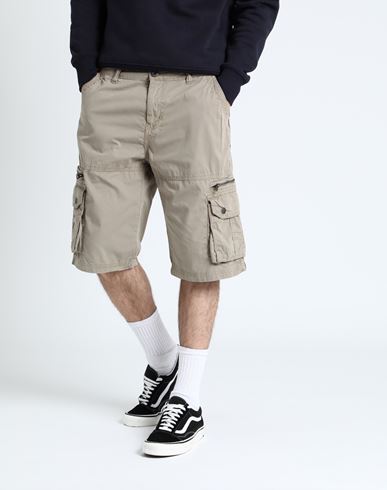 Man Shorts & Bermuda Shorts Beige